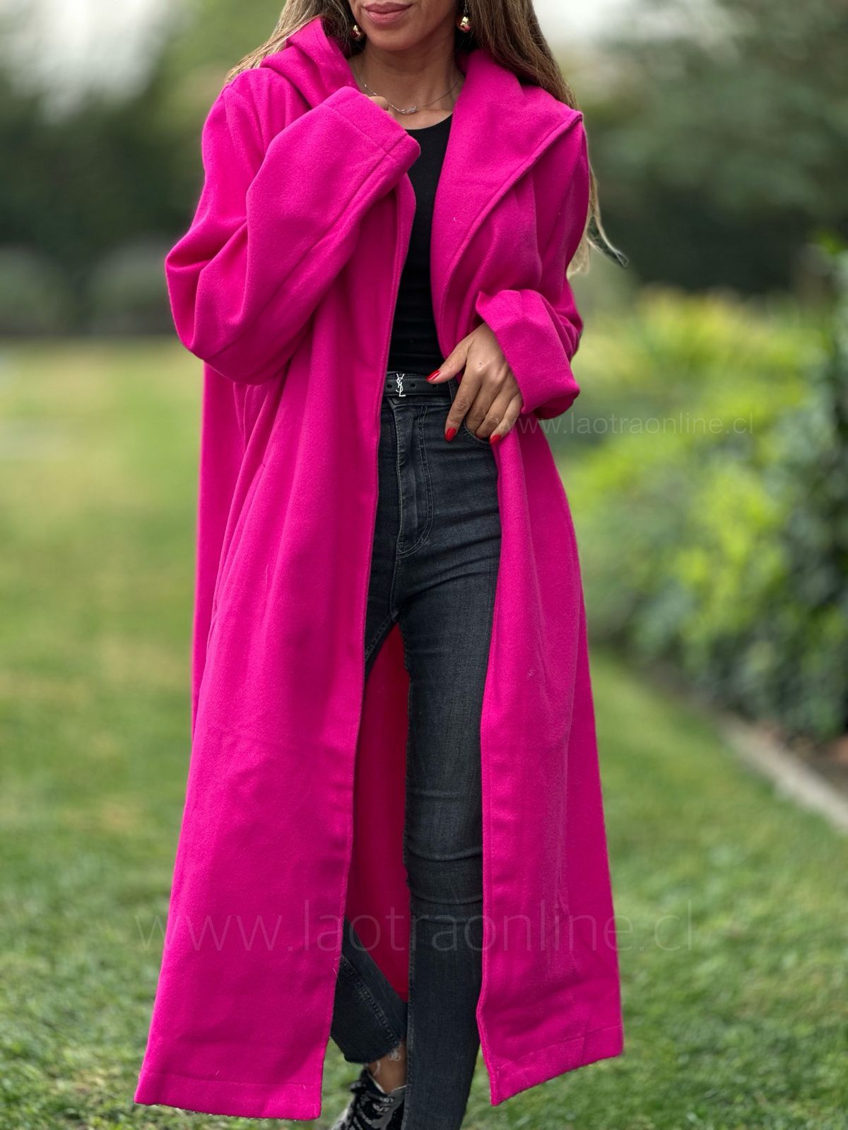 Abrigo Espectacular fucsia