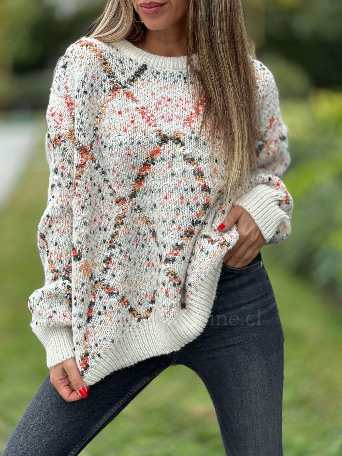 Sweater Jaspi crema