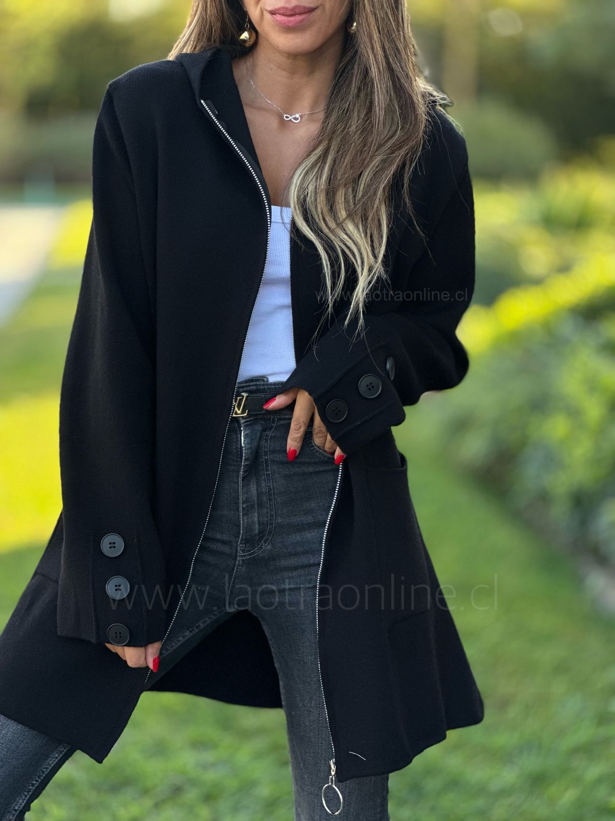 Abrigo Rivadavia negro