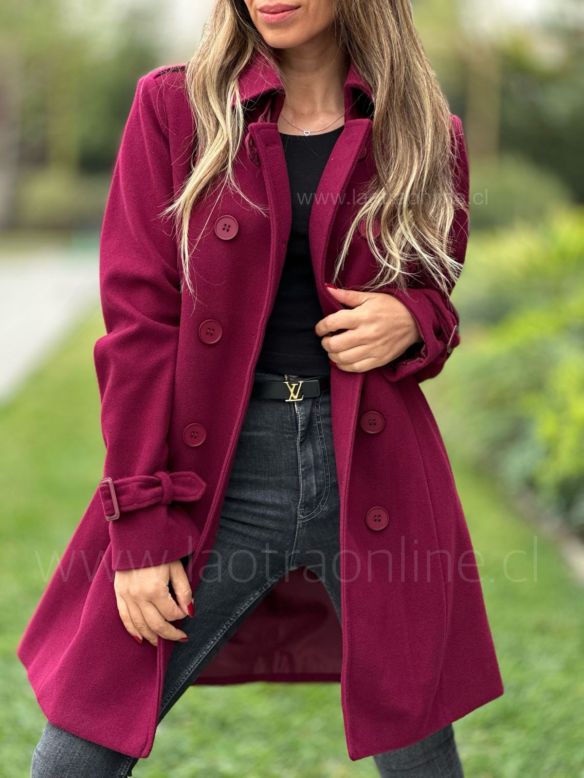 Abrigo Ciampino cherry