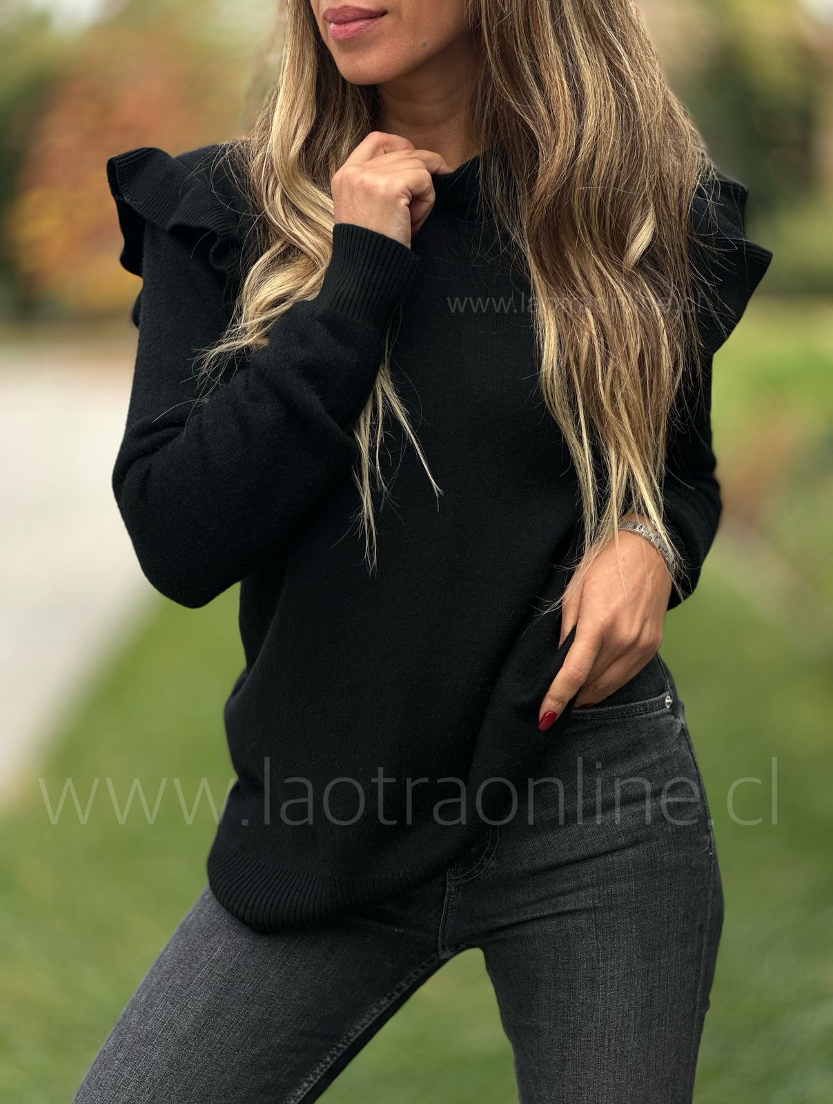 Sweater Capitanía negro