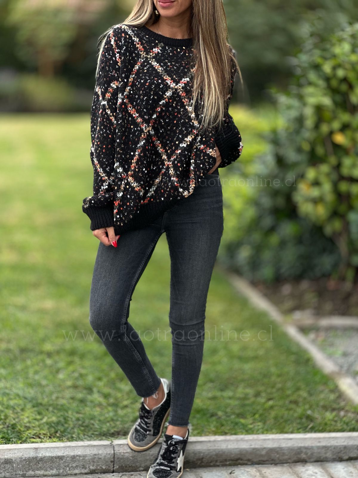 Sweater Jaspi negro