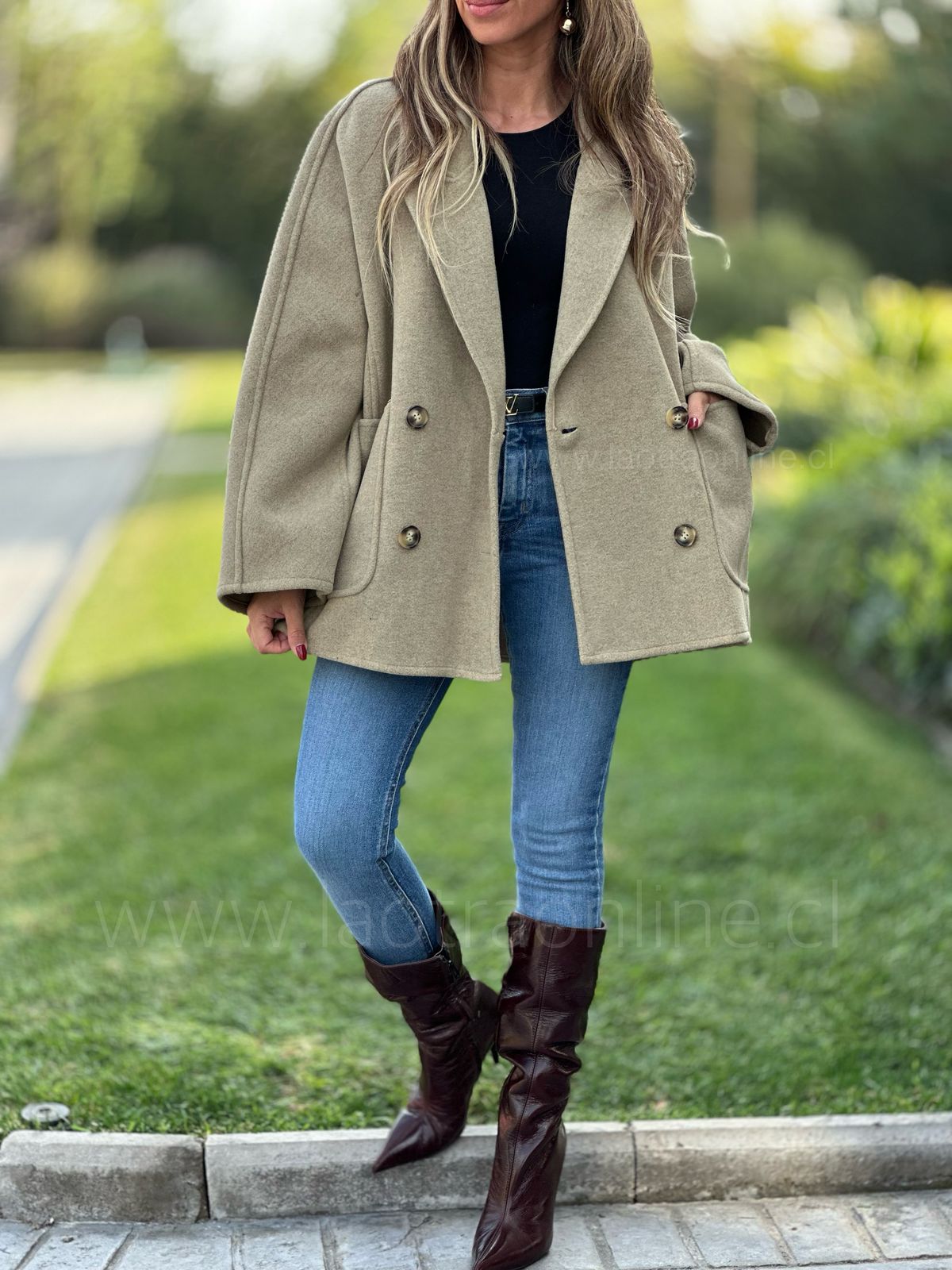 Abrigo York camel