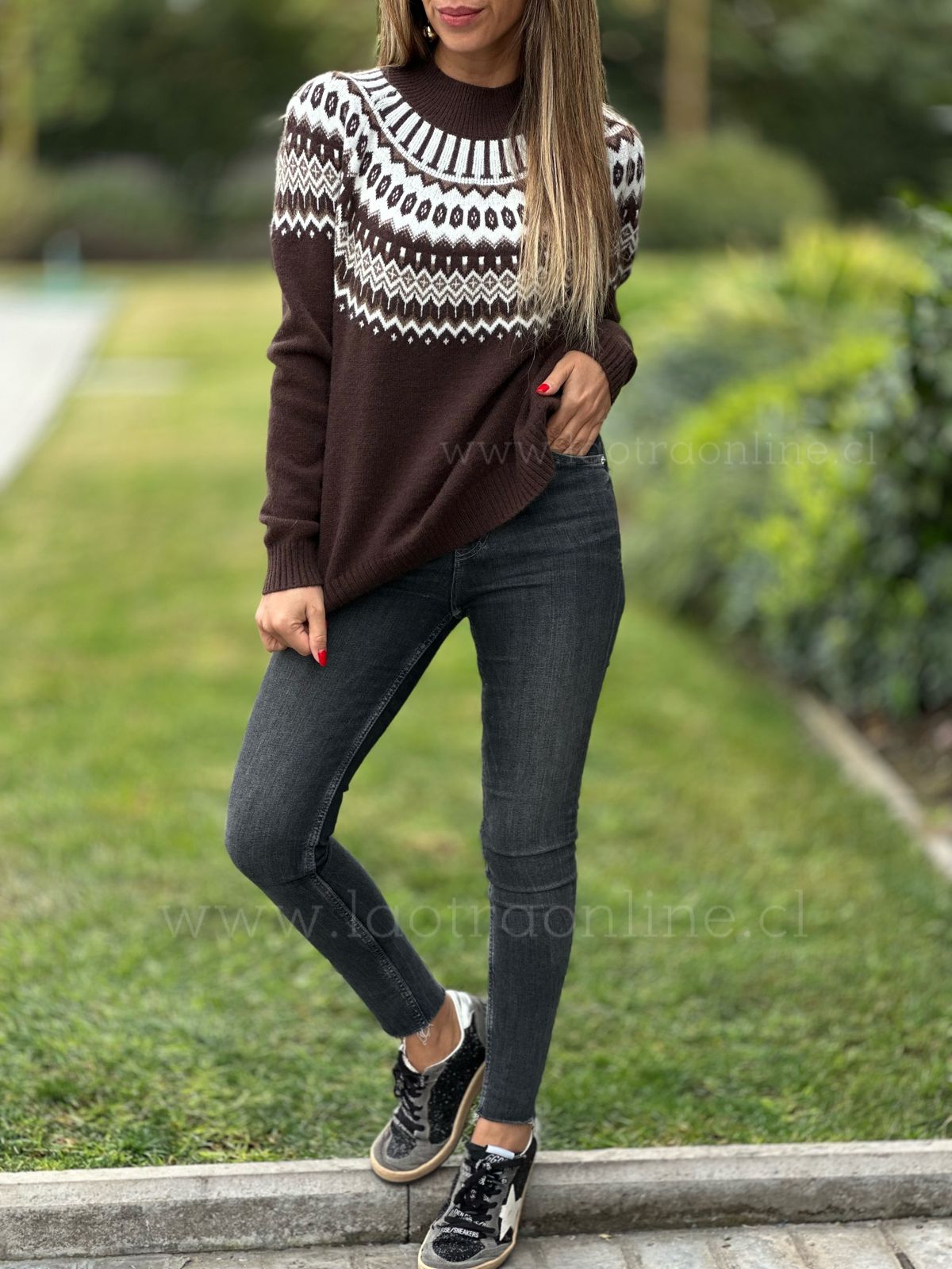 Sweater Retro choco