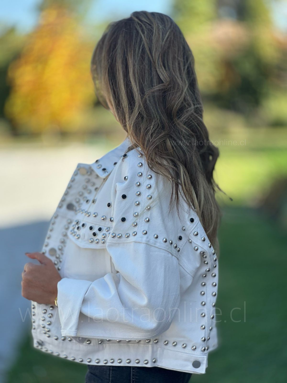 Chaqueta Oceanía crema