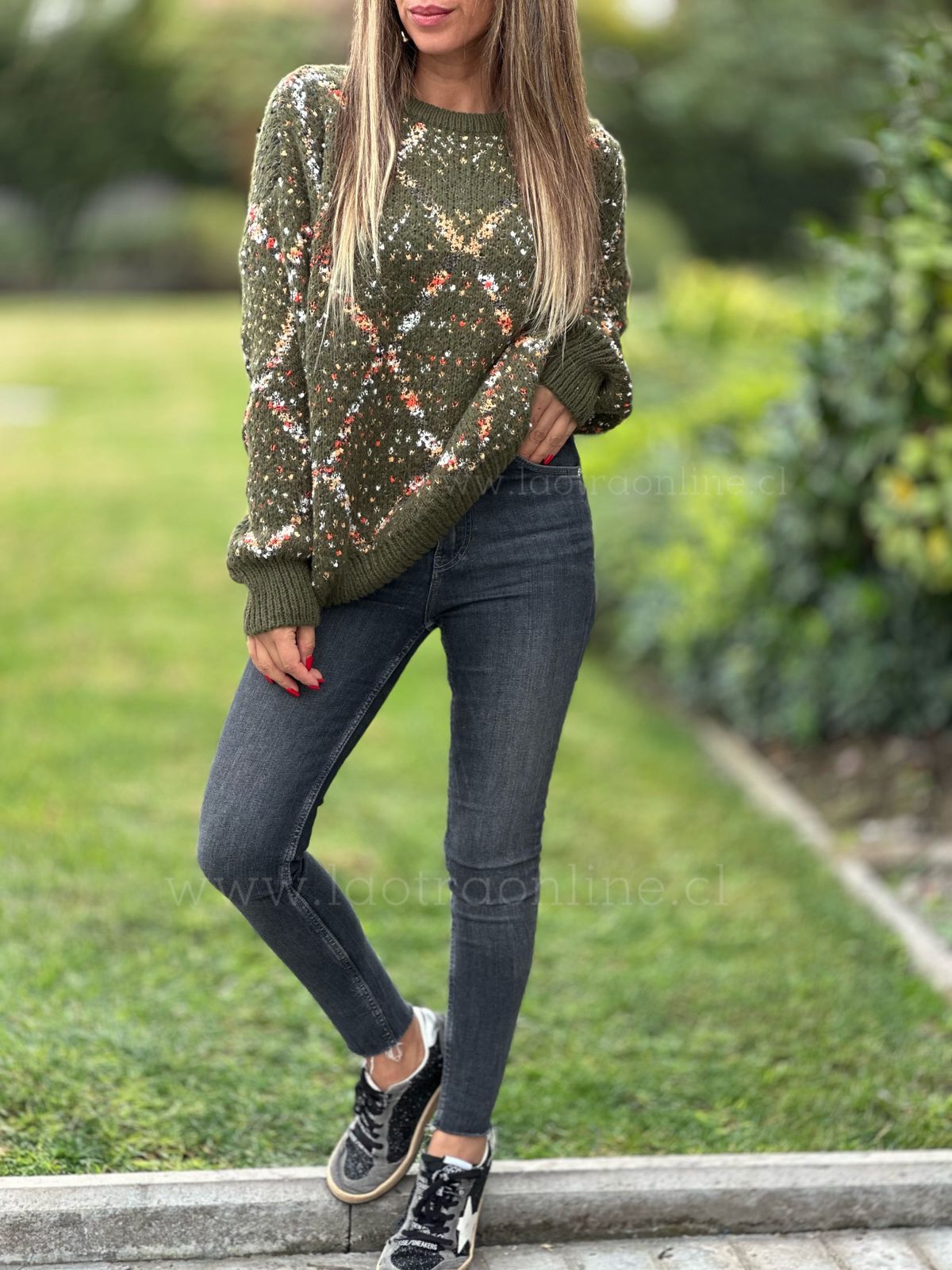 Sweater Jaspi olivo