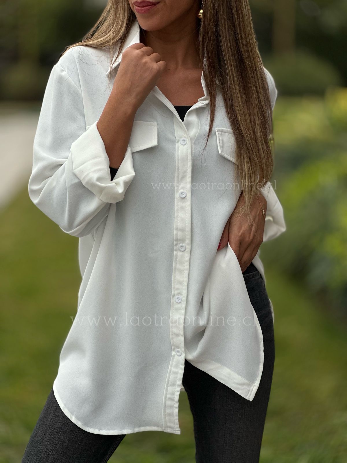 Blusa Chicago blanco