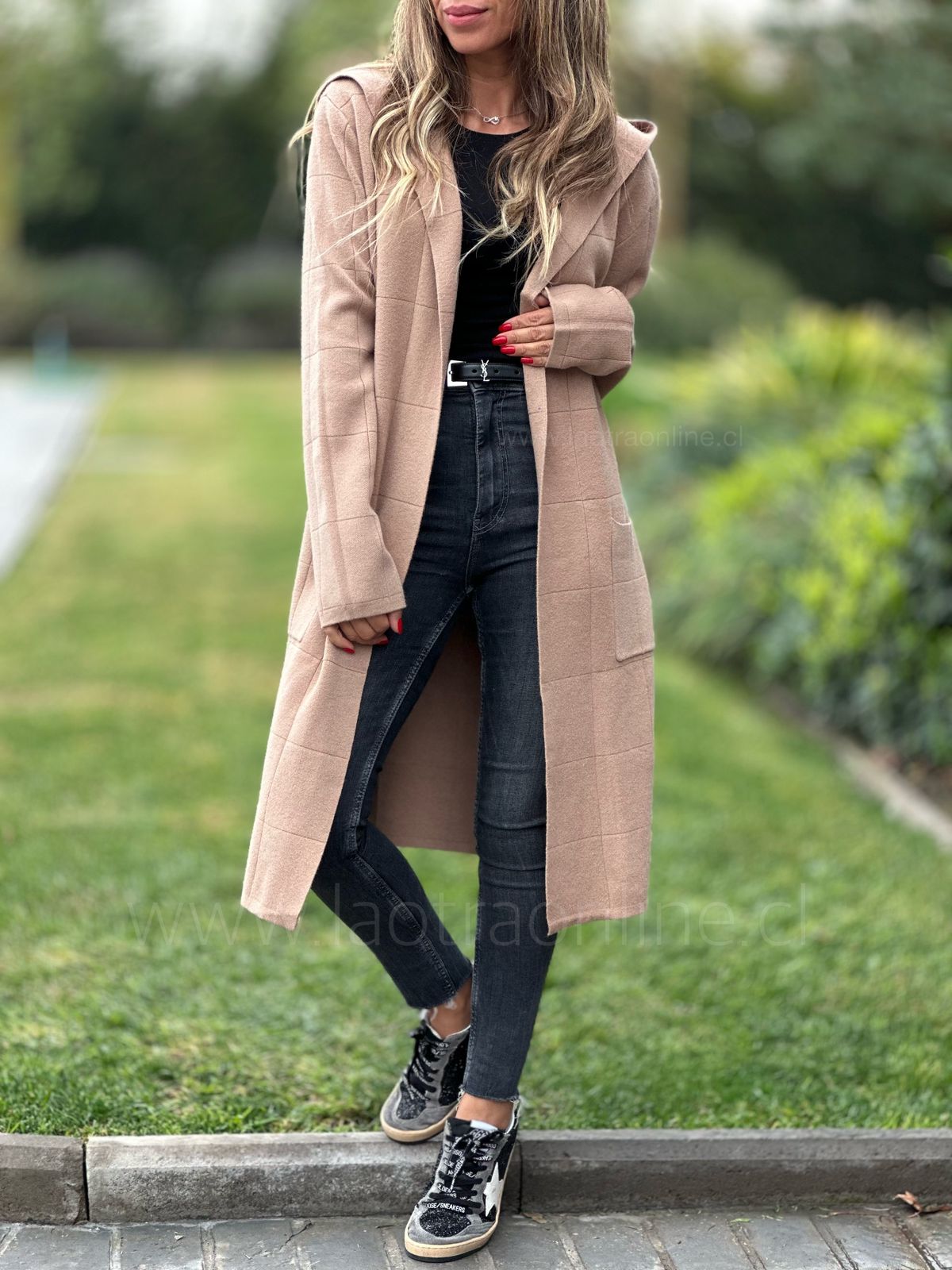Cárdigan Castelli camel