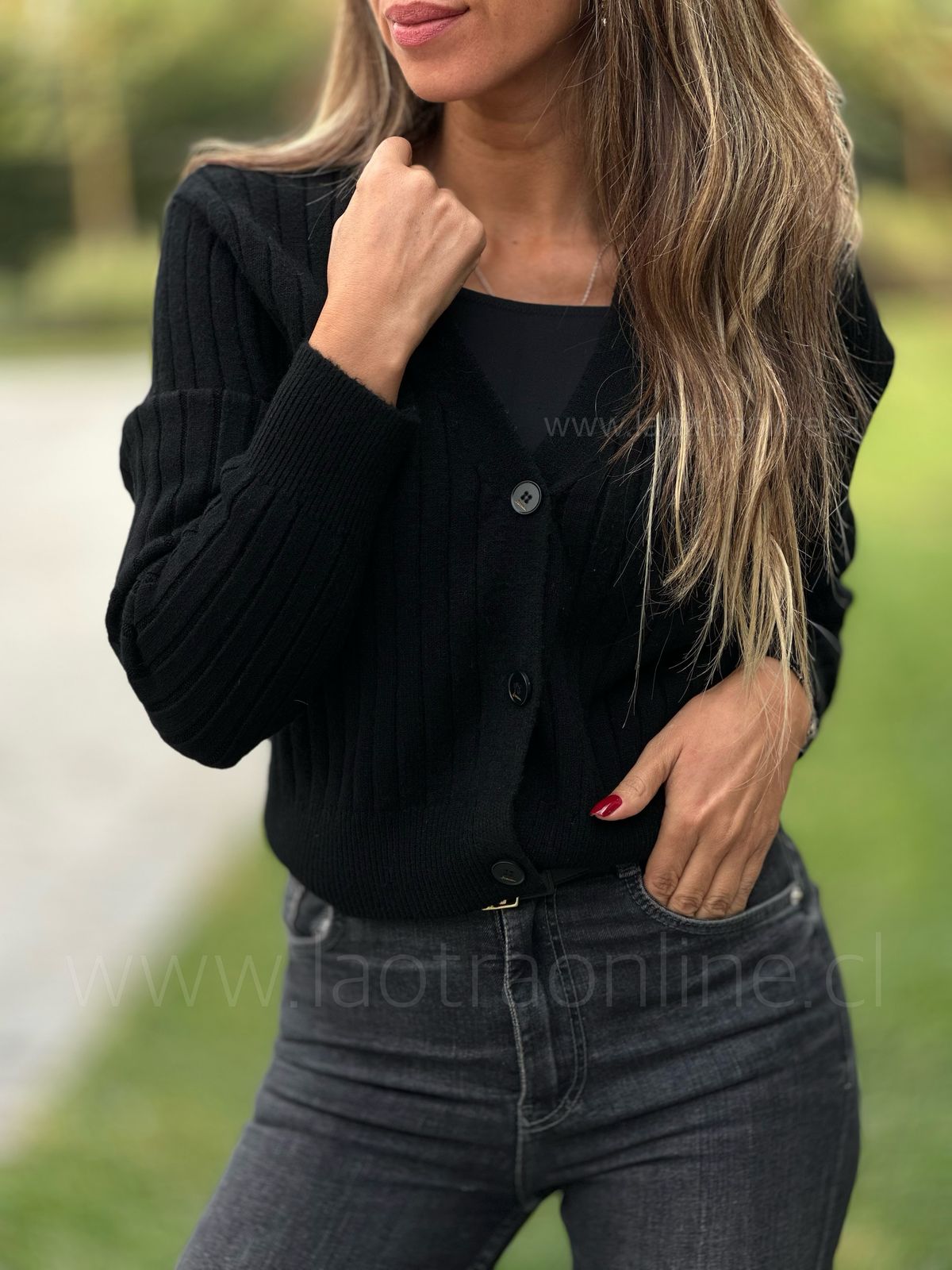 Chaleco Rapunzel negro