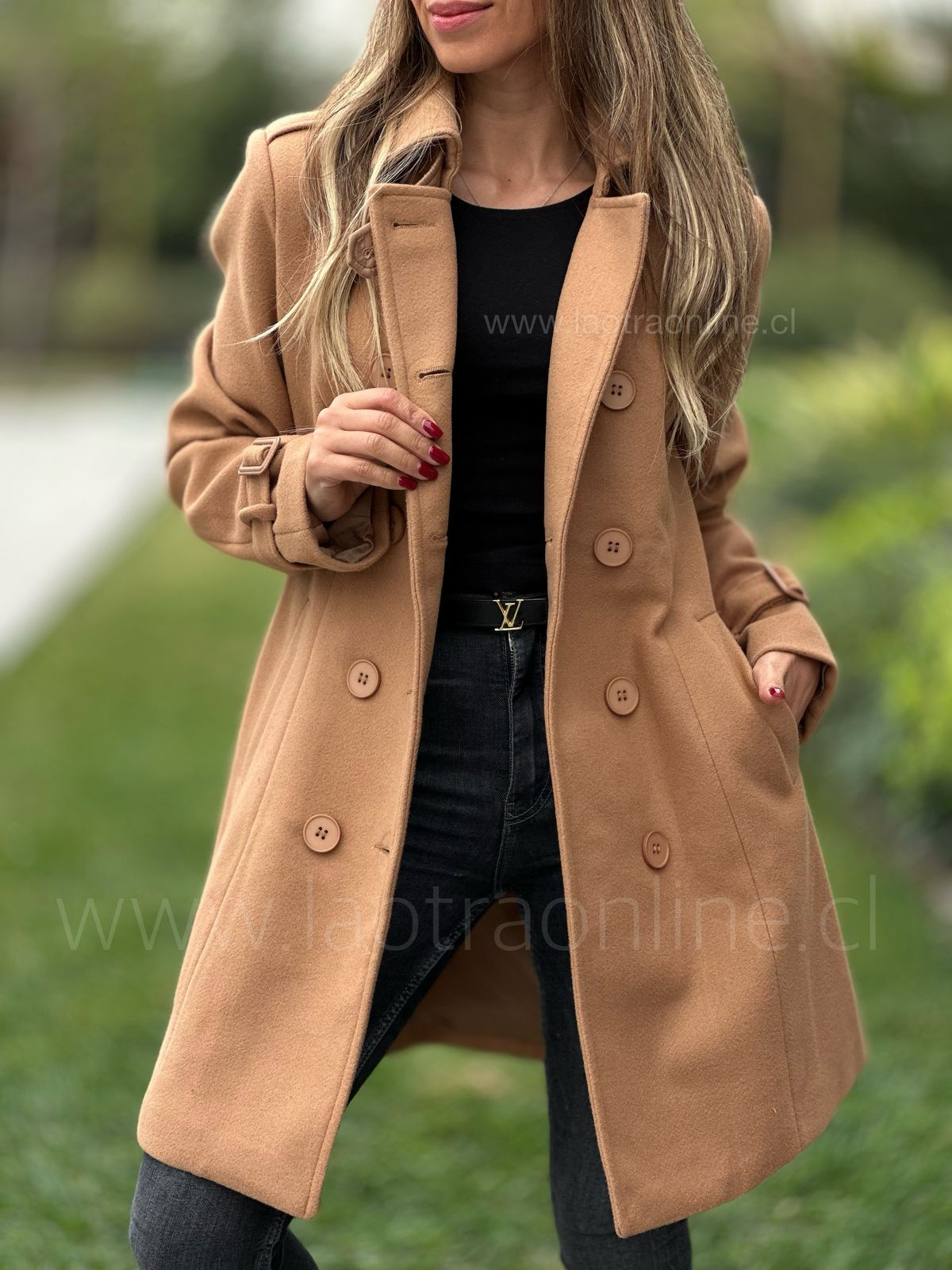 Abrigo Ciampino camel
