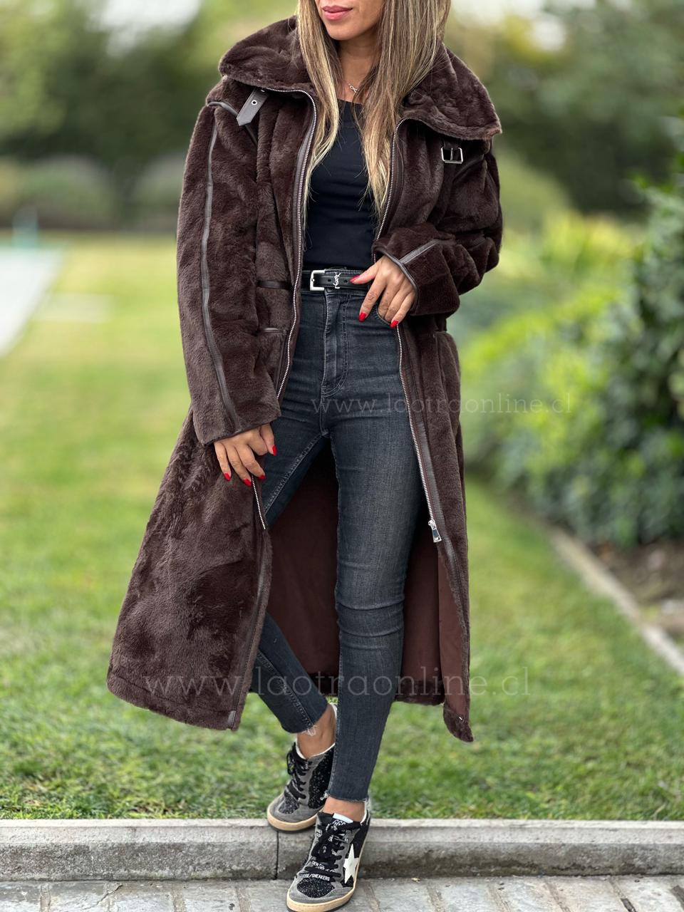 Abrigo California choco