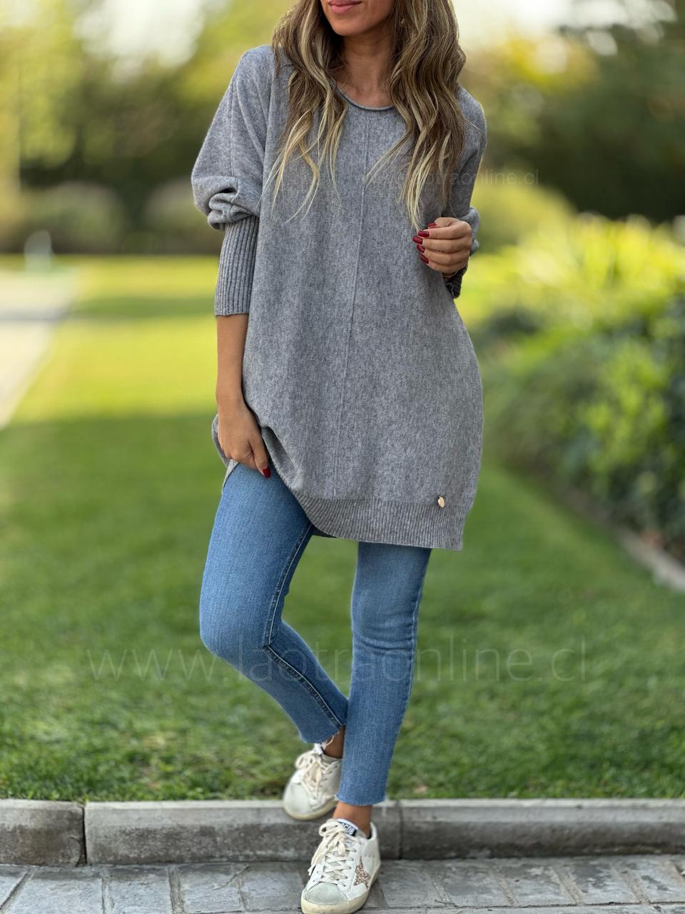 Sweater Camelia gris