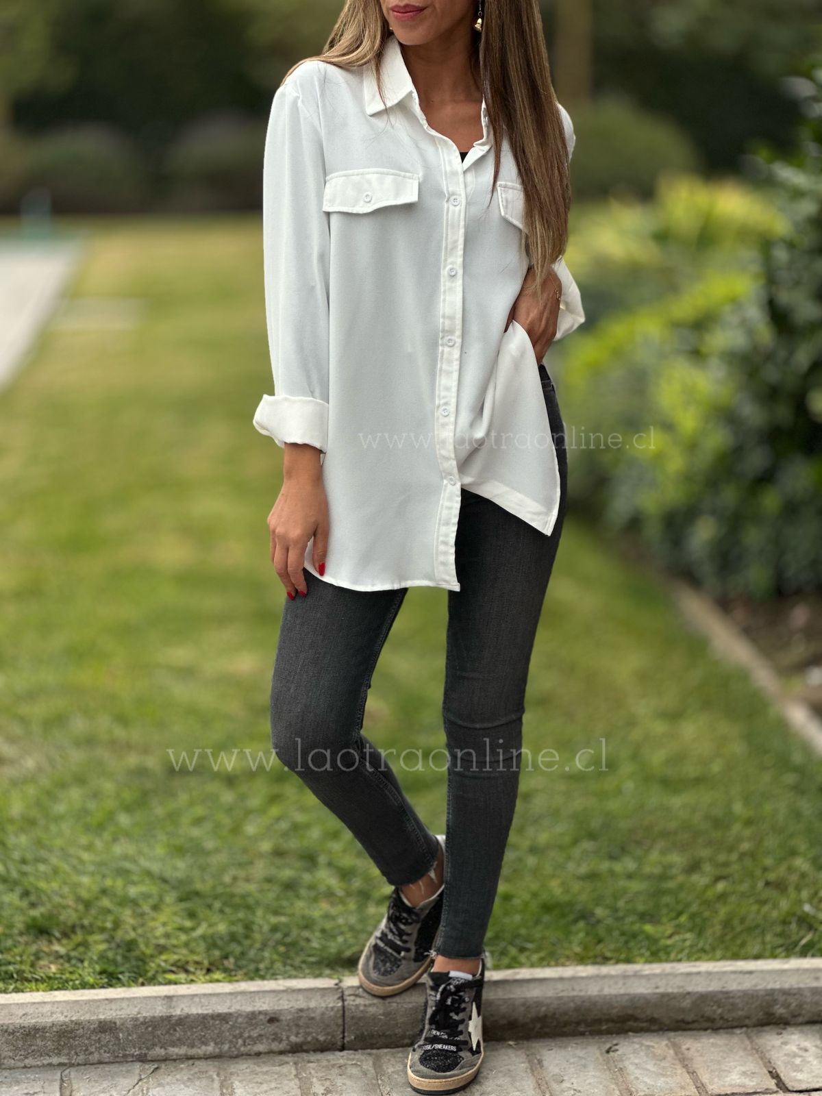 Blusa Chicago blanco