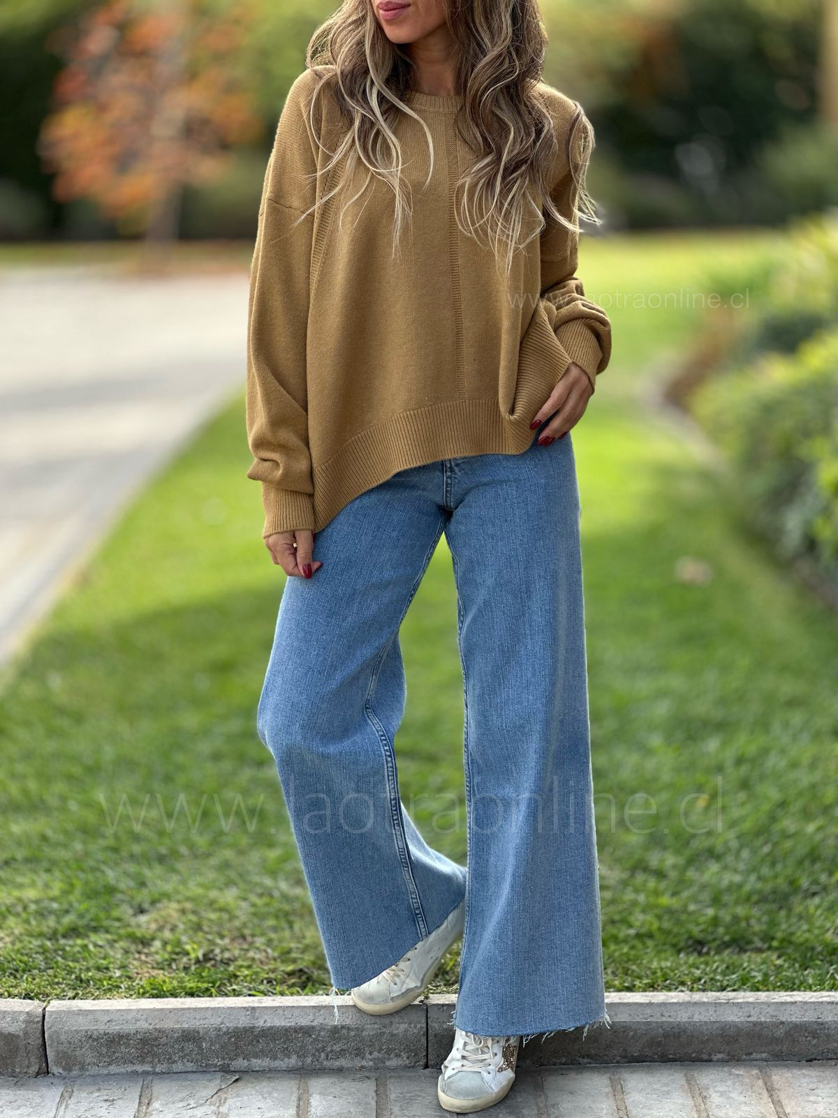 Sweater Ginebra camel
