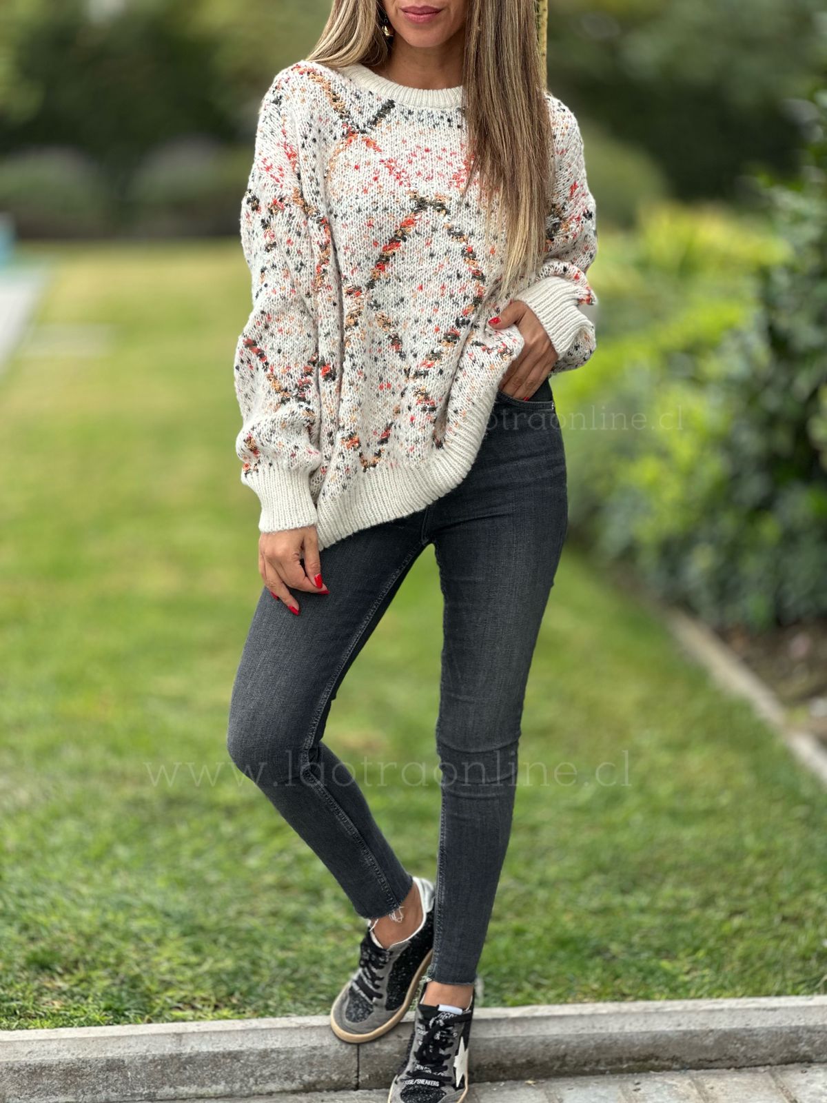 Sweater Jaspi crema