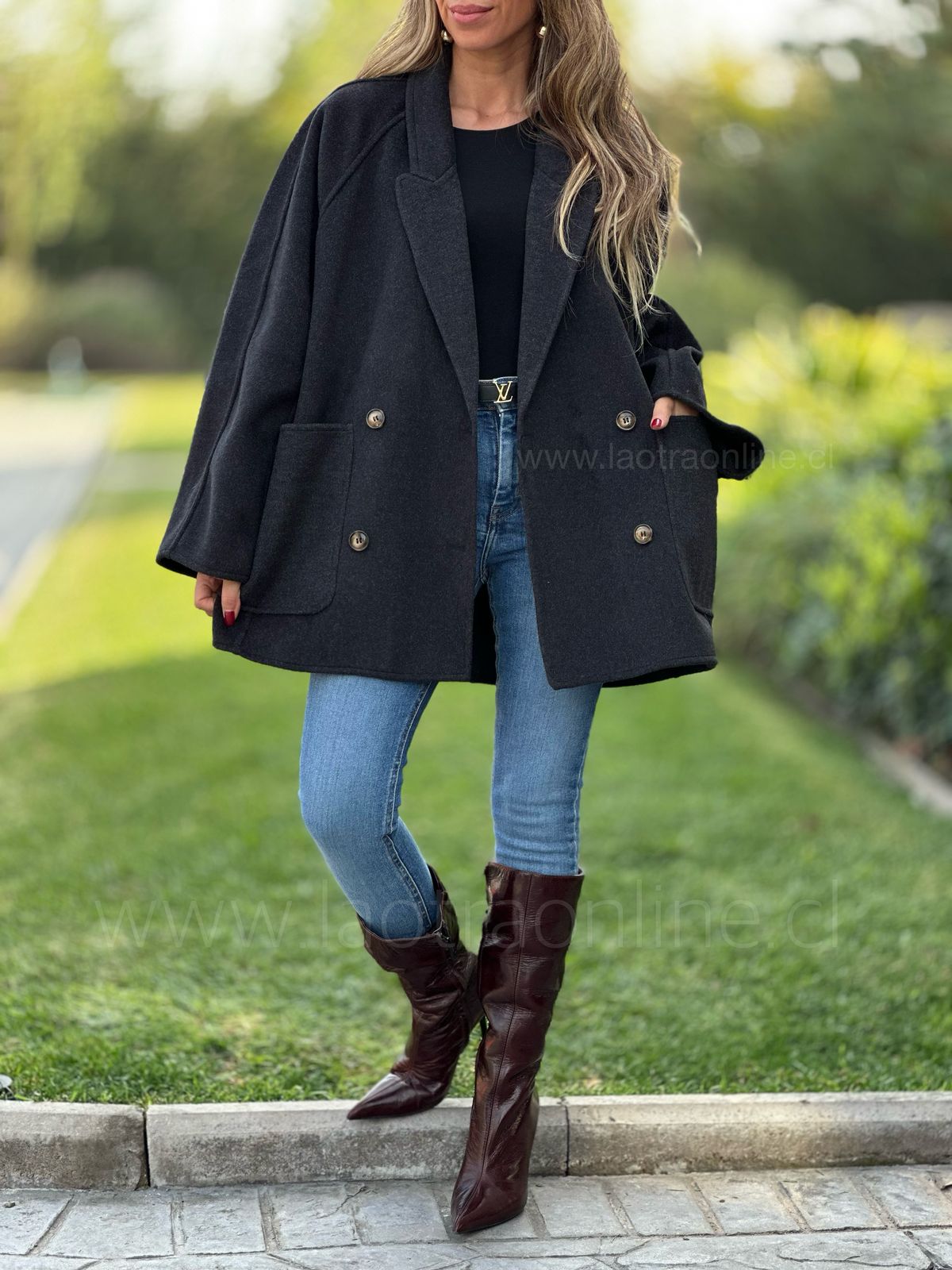 Abrigo York negro