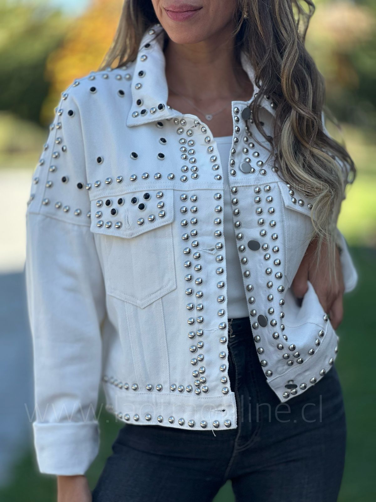 Chaqueta Oceanía crema