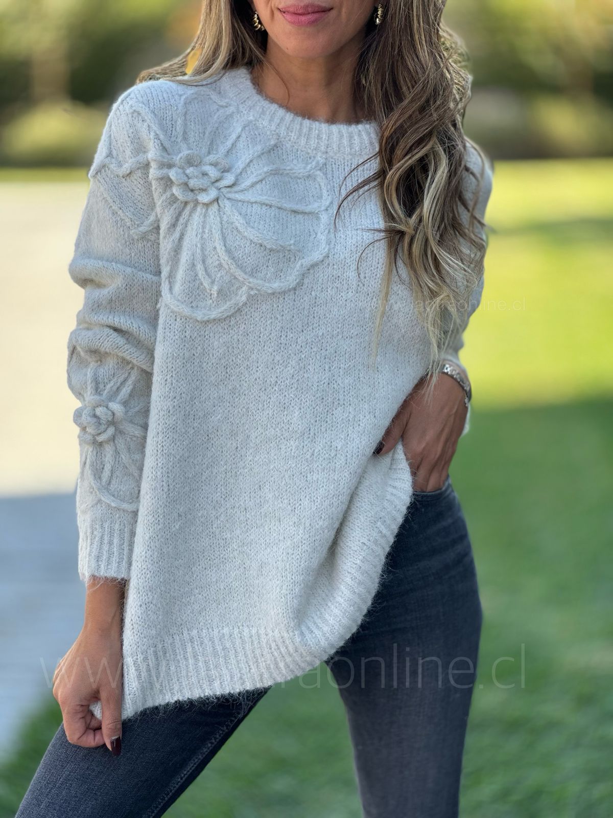 Sweater Tailandia crema