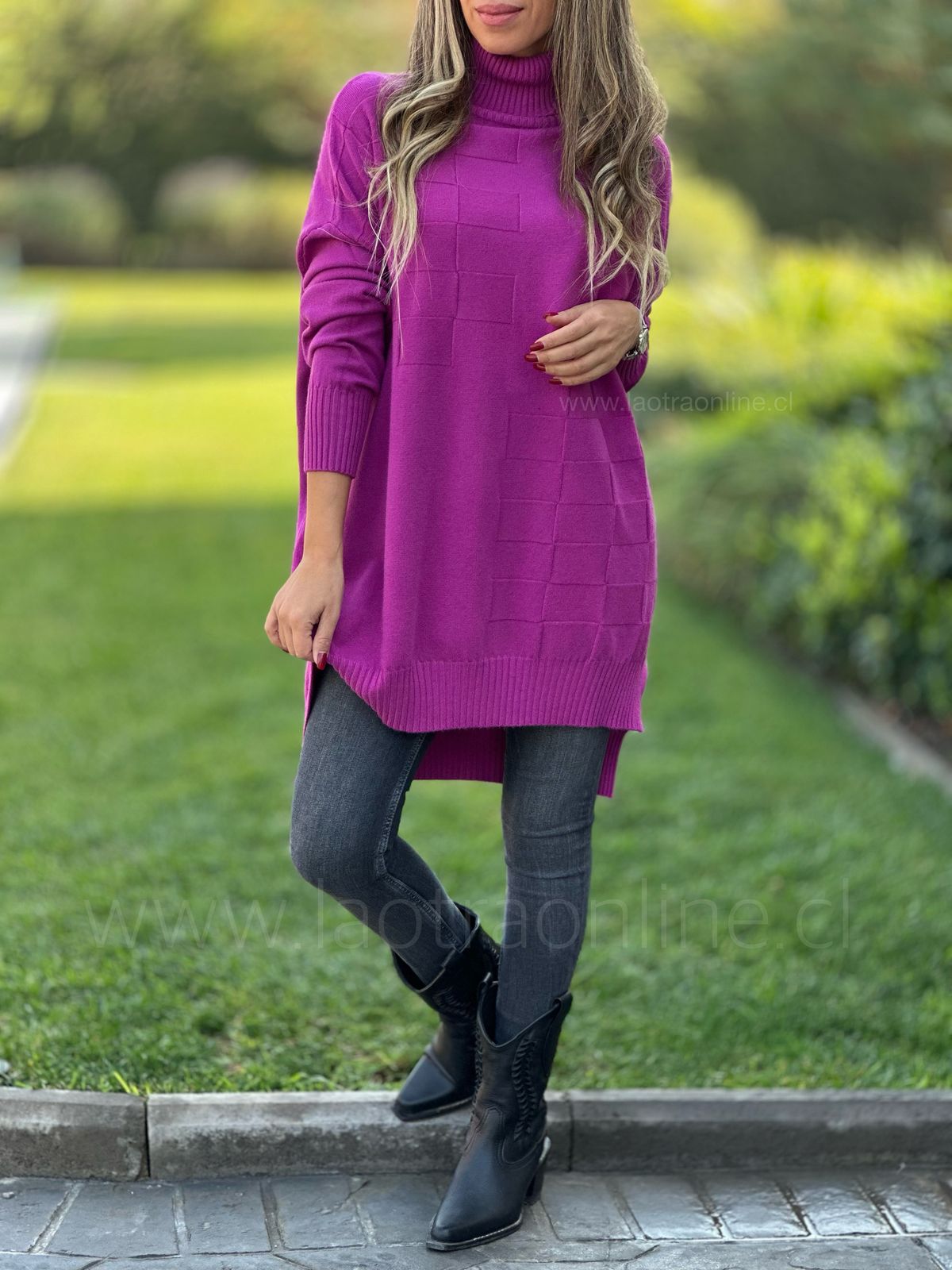 Sweater Portoferraio magenta