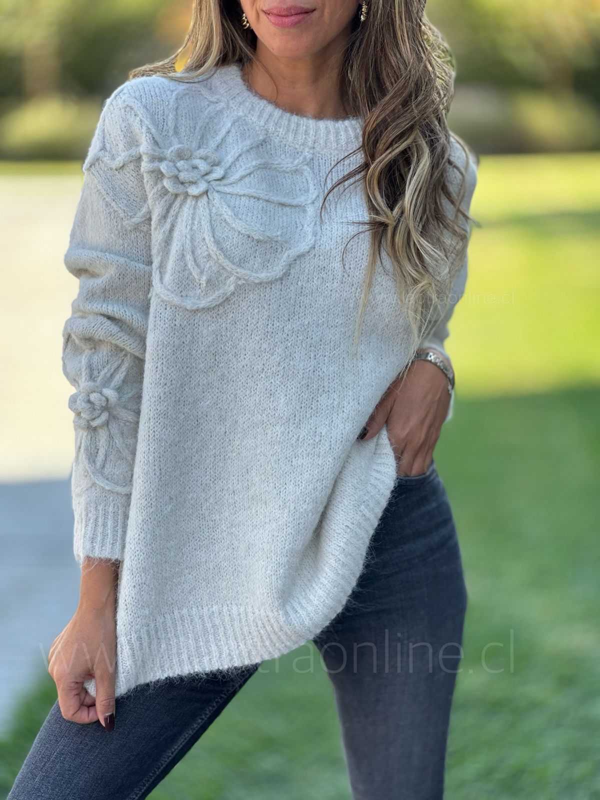 Sweater Tailandia crema
