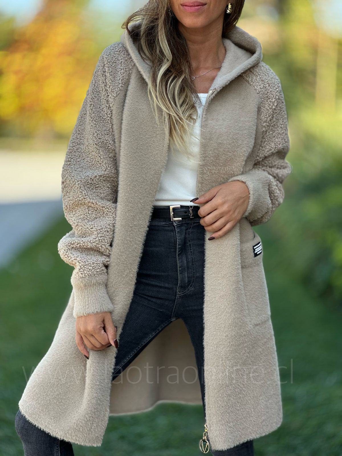 Abrigo Florentina beige
