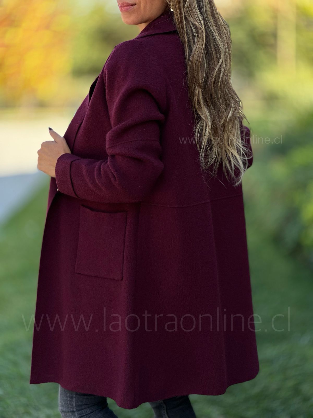 Abrigo Perla cherry