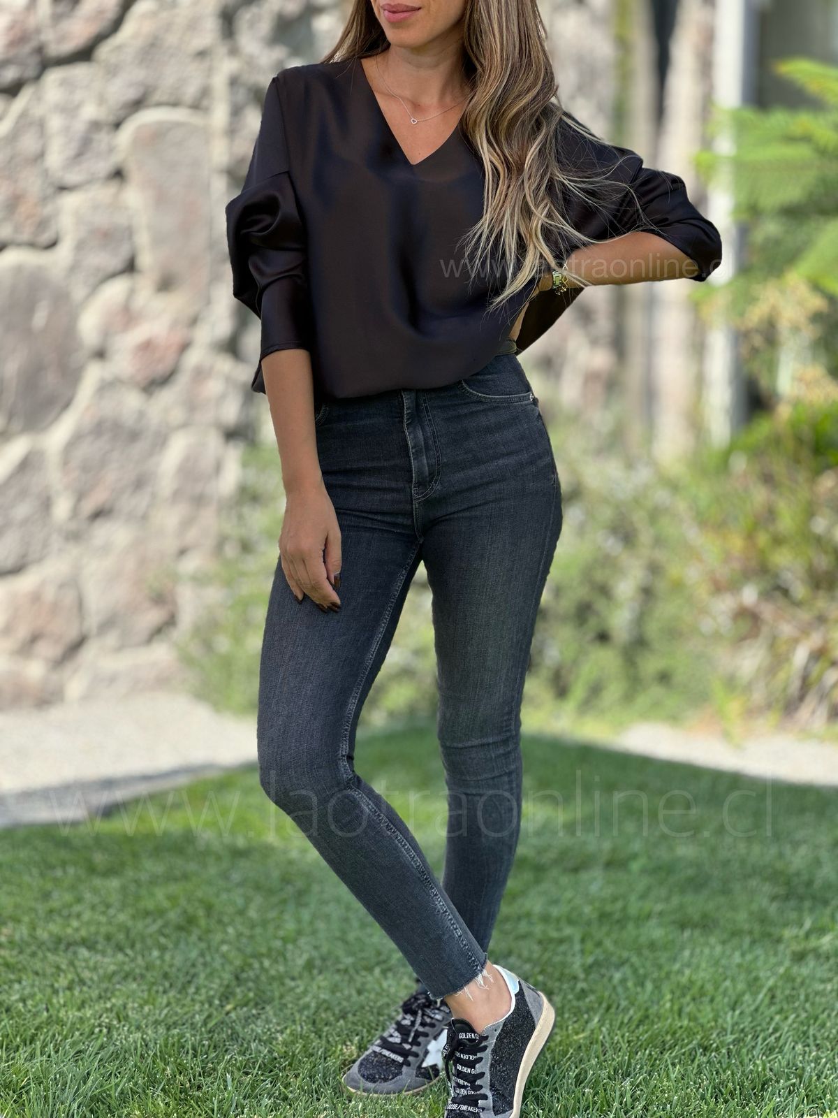 Blusa Mesina negro