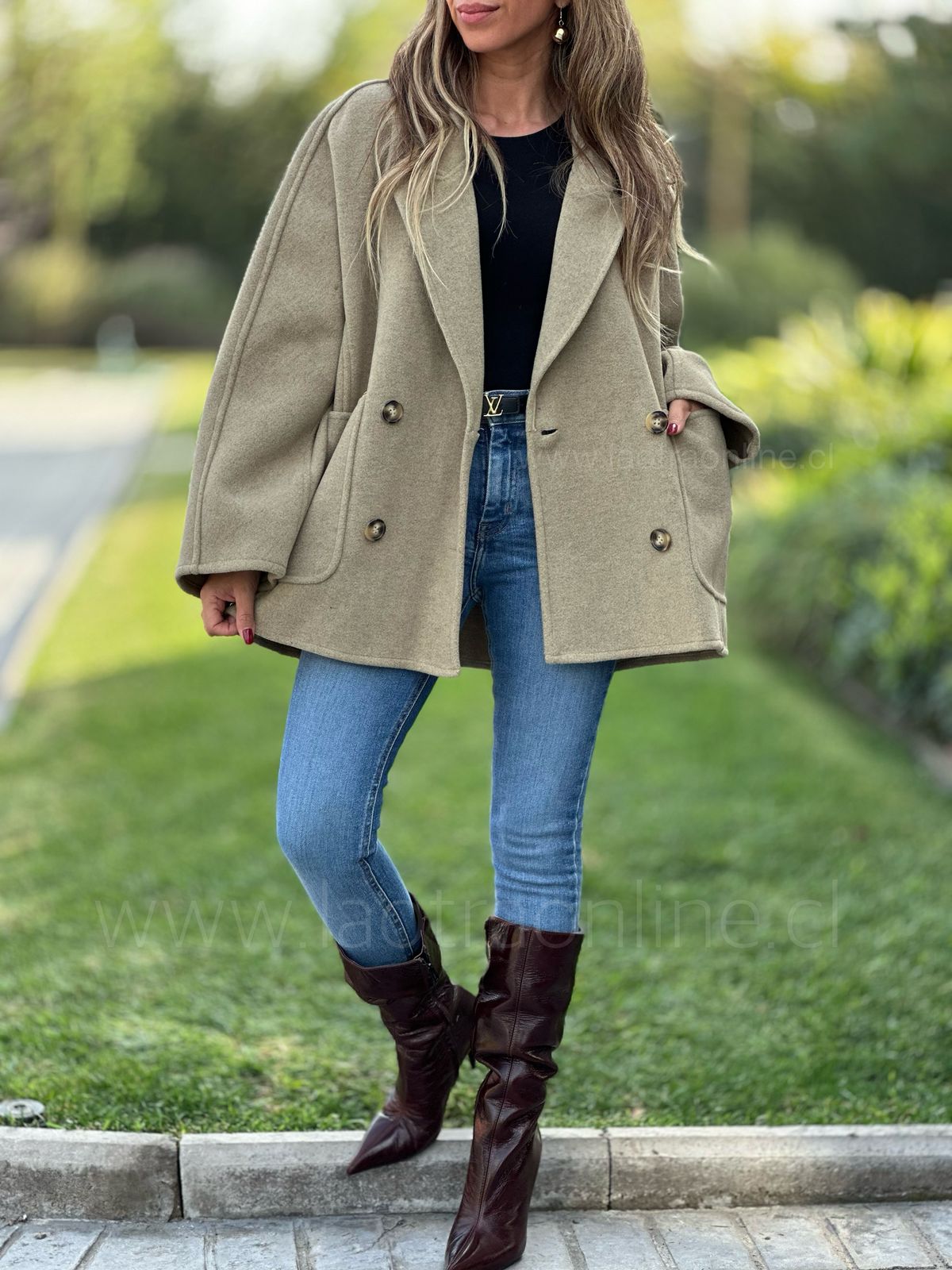 Abrigo York camel