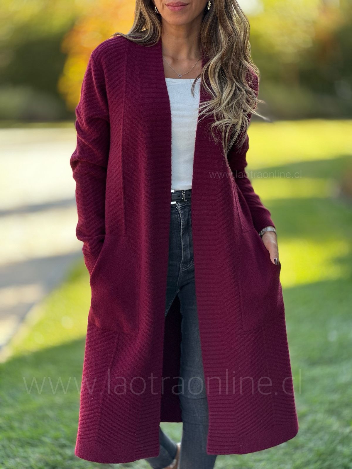 Cardigan Fabuloso cherry
